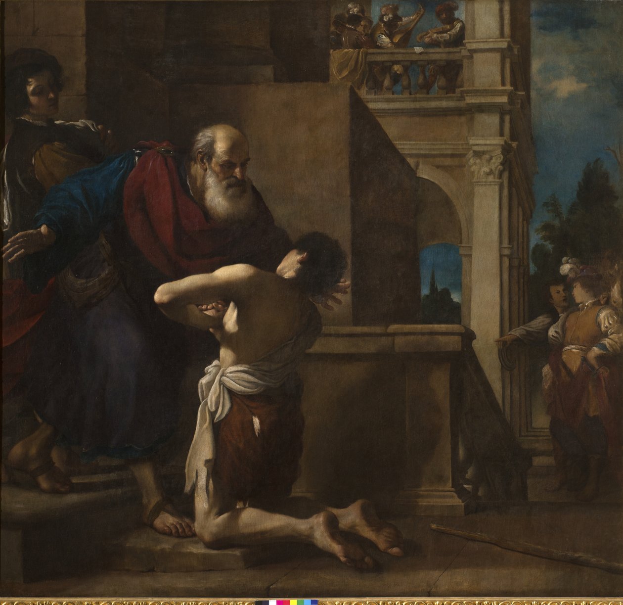 Den fortabte søns tilbagevenden, 1617 af Guercino