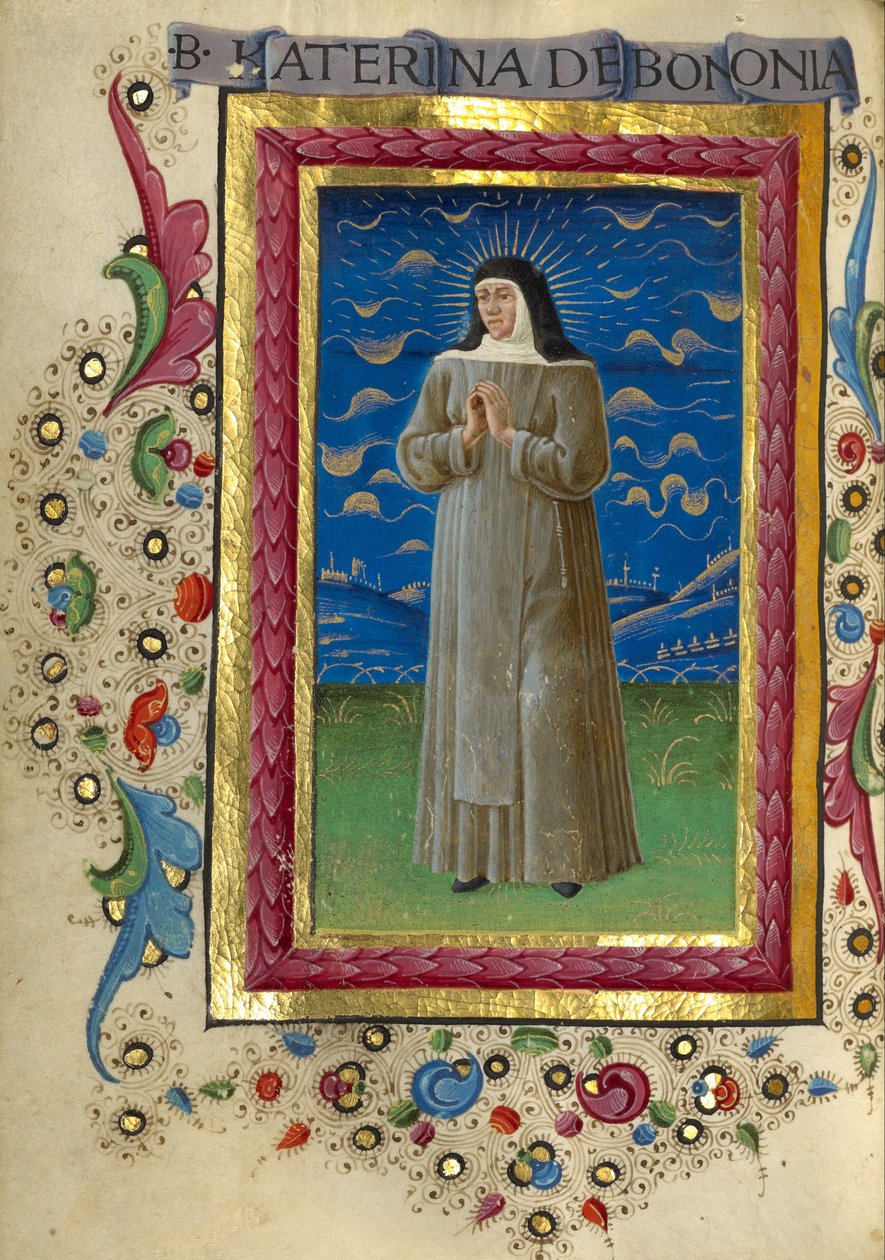 Den hellige Katarina af Bologna af Guglielmo Giraldi