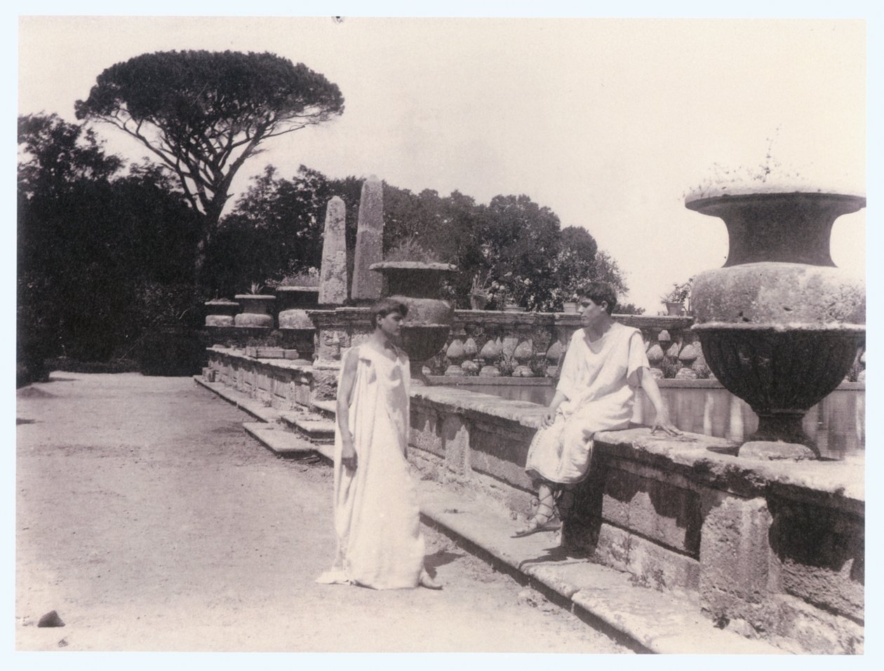 Bagnaia, Villa Lante (foto) af Guglielmo (1852 1930) Plüschow