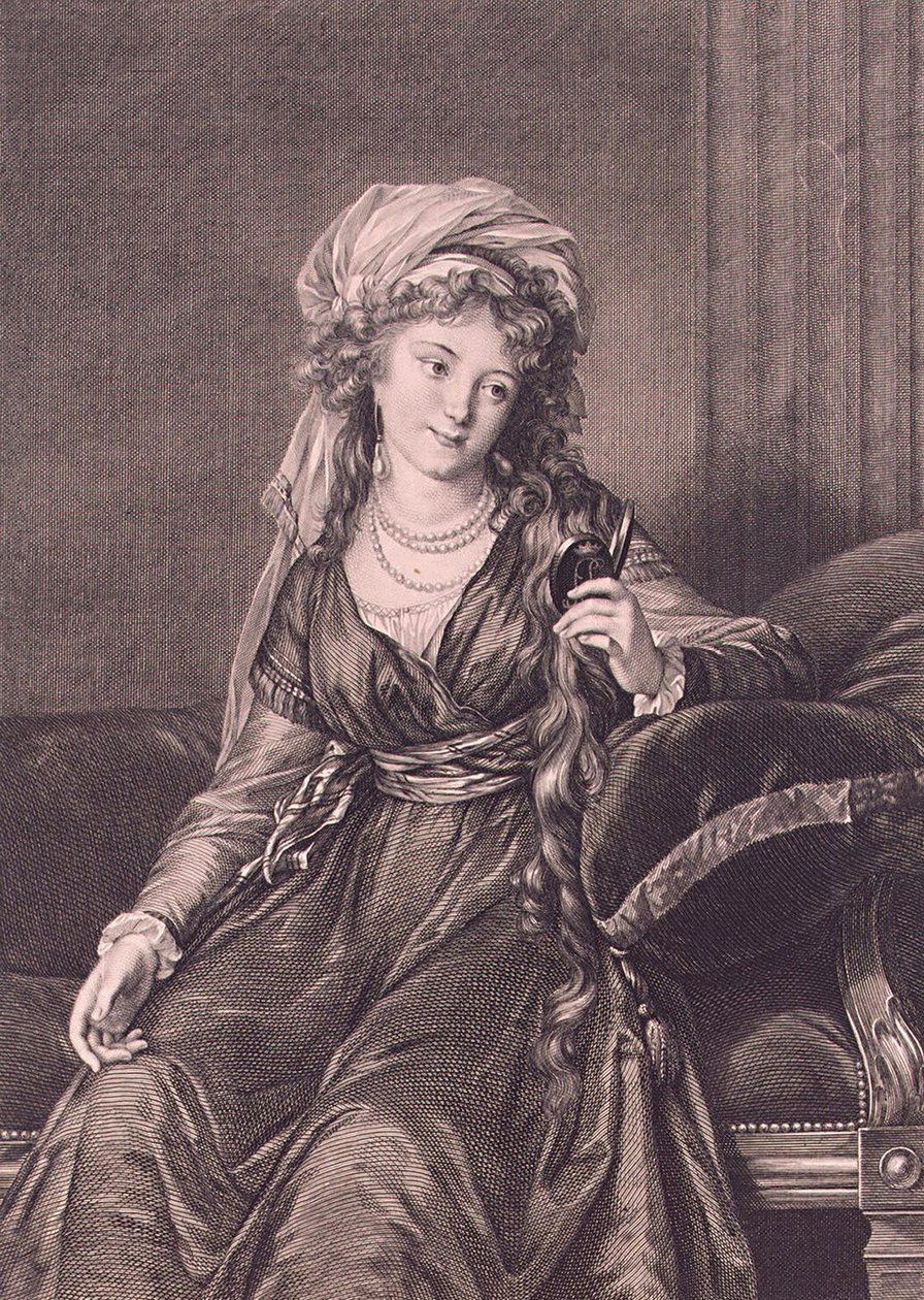 Portræt af grevinde Yekaterina Skavronskaya, født von Engelhardt 1761-1829, 1791 af Guglielmo Morghen