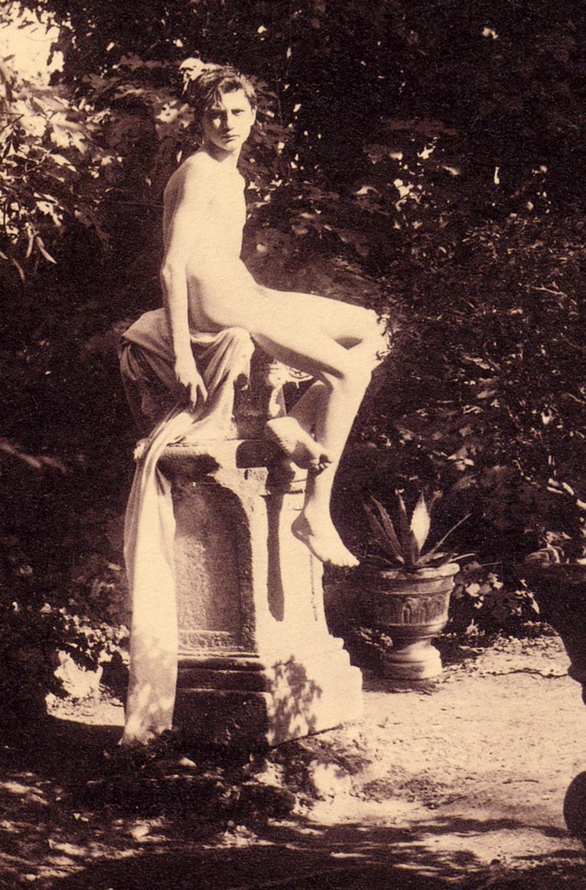 Studie af en dreng C.1898 af Guglielmo Plüschow