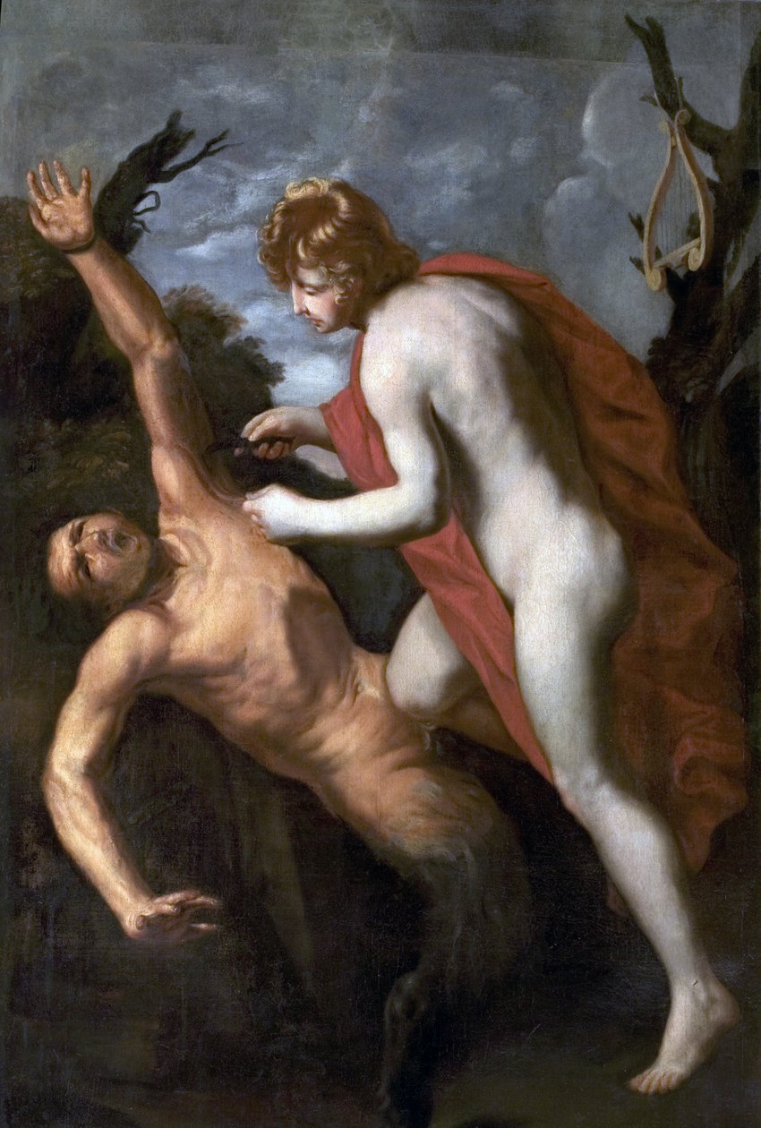 Apollo Flaying Marsyas af Guido Reni