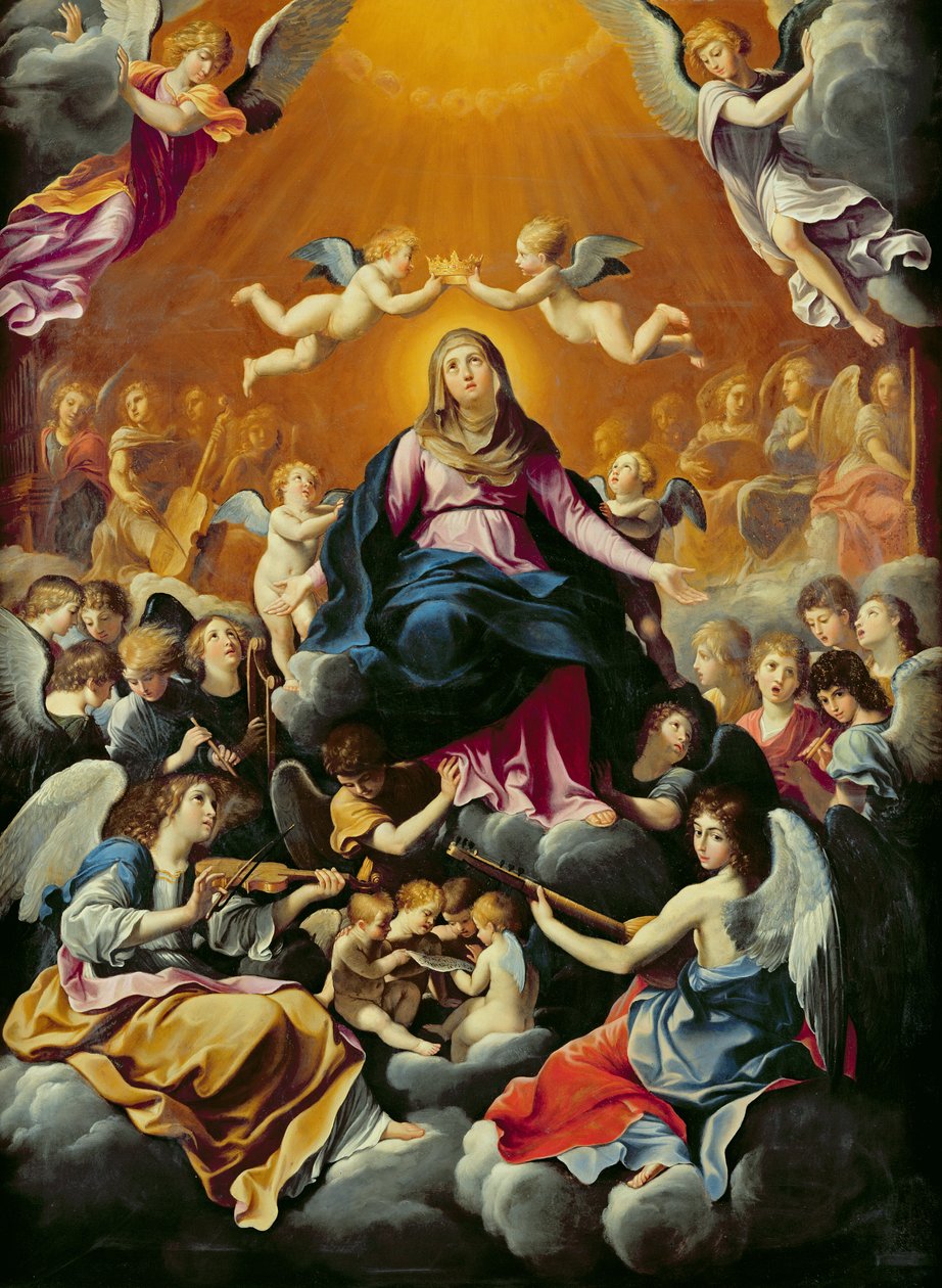 Jomfruens kroning af Guido Reni
