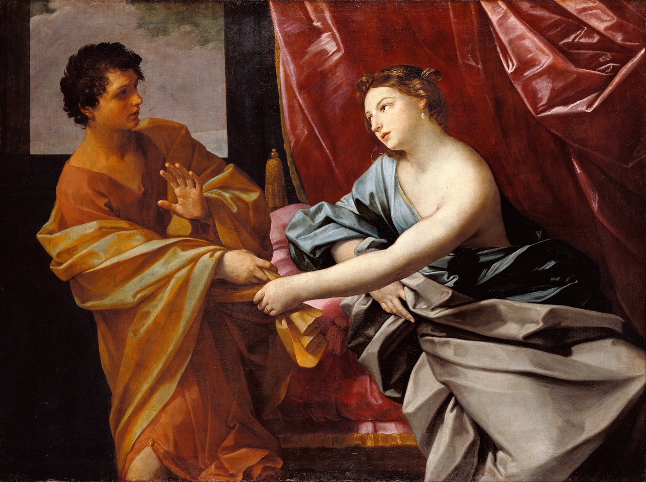 Joseph og Potifars kone af Guido Reni