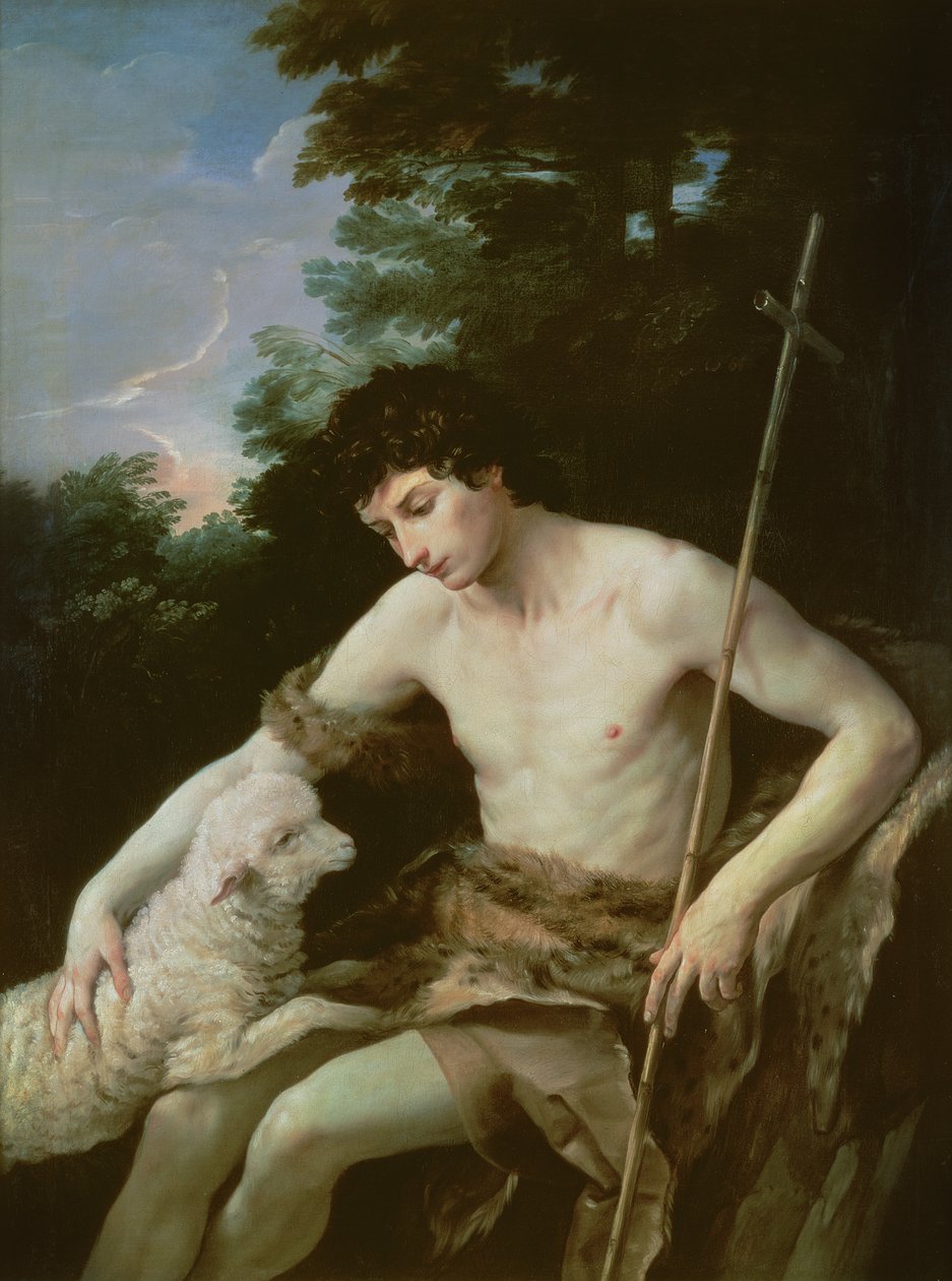 Johannes Døberen i ørkenen, ca. 1625 af Guido Reni