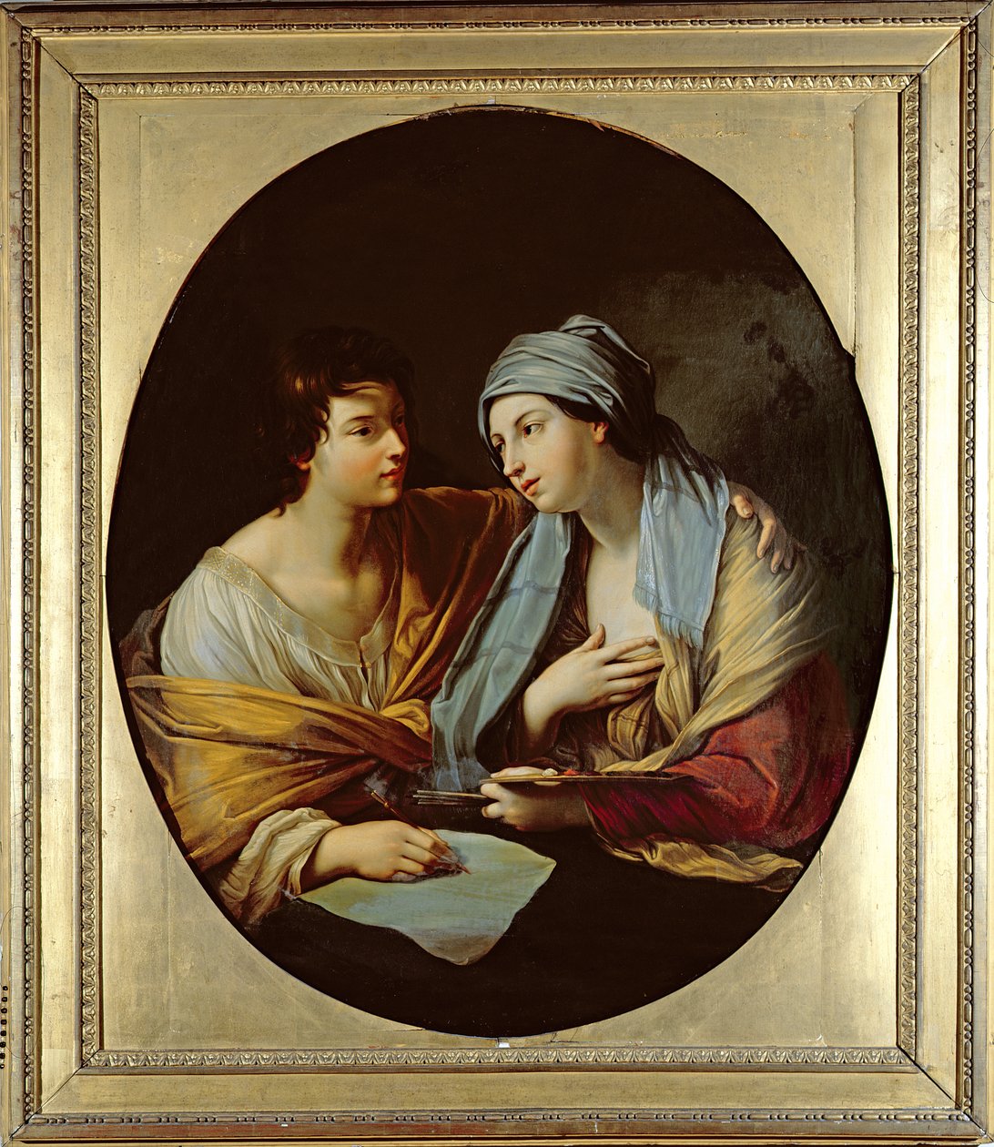 Foreningen af tegning og farve af Guido Reni