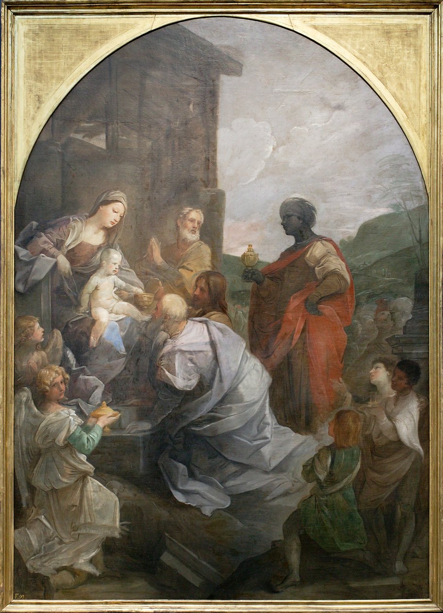 Tilbedelse af Magi, 1642. af Guido Reni