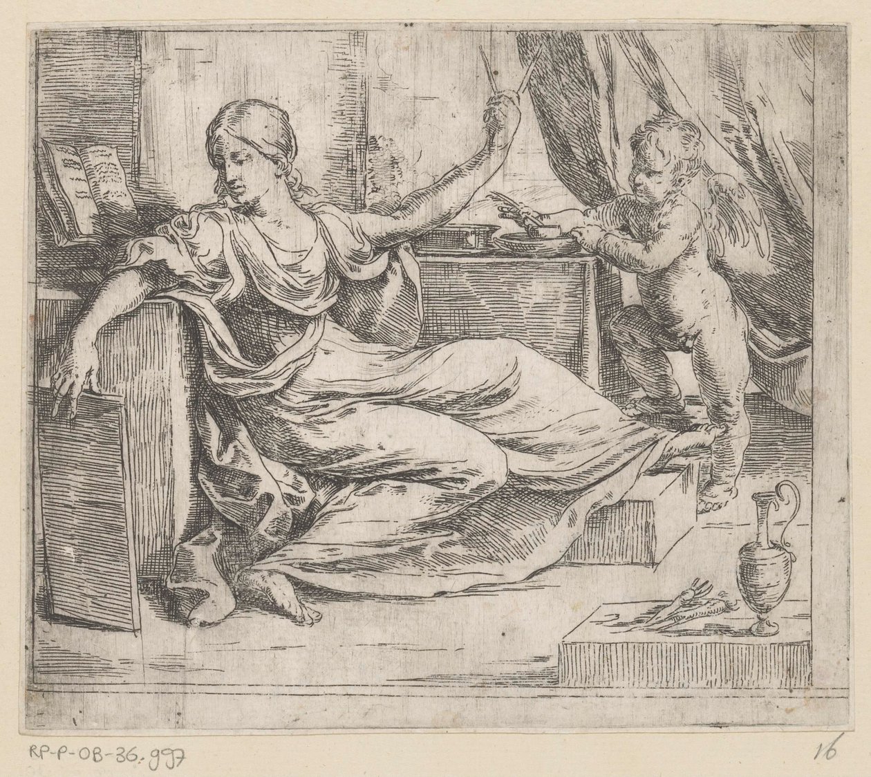 Allegori om læring af Guido Reni