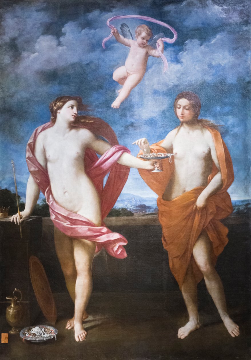 Allegori om frihed og beskedenhed af Guido Reni