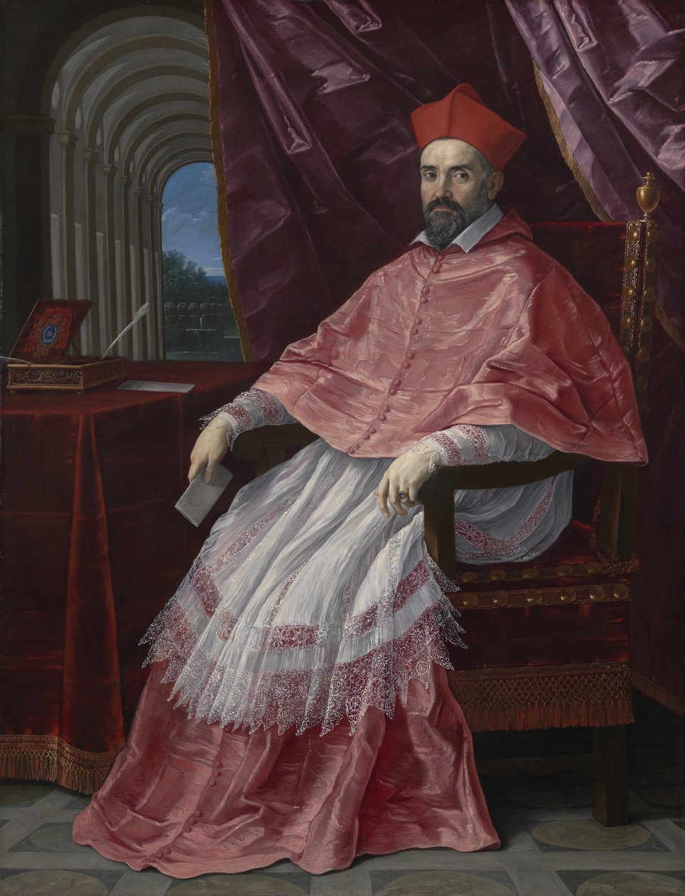 Kardinal Roberto Ubaldini (1581–1635), pavelig legat i Bologna af Guido Reni