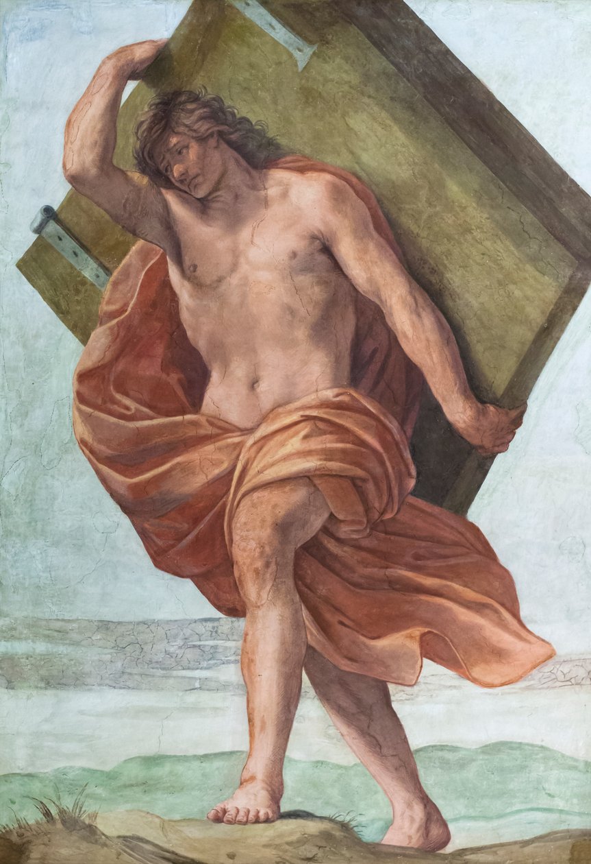 Loftfresker af værelset til Aldobrandini-brylluppet, der skildrer scener fra historierne om Samson (fresco) af Guido Reni