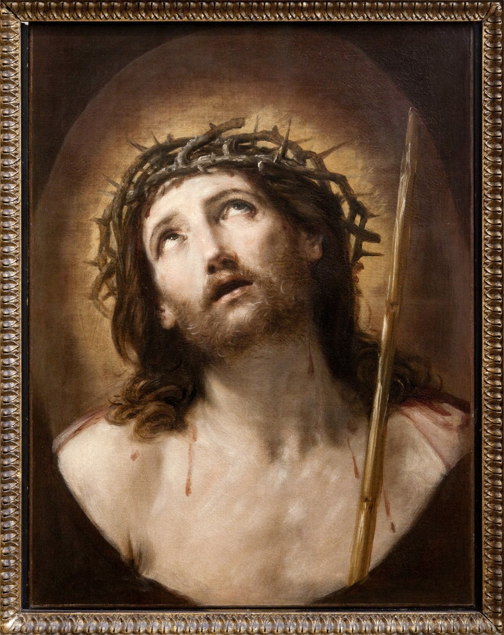 Kristus med røret, også kendt som Ecce Homo, ca. 1639-40 (olie på lærred) af Guido Reni