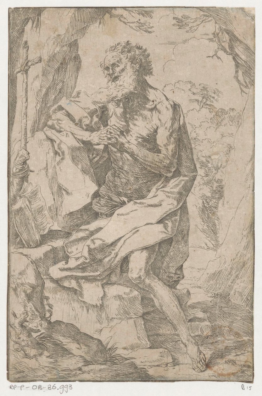 Sankt Hieronymus i ørkenen af Guido Reni