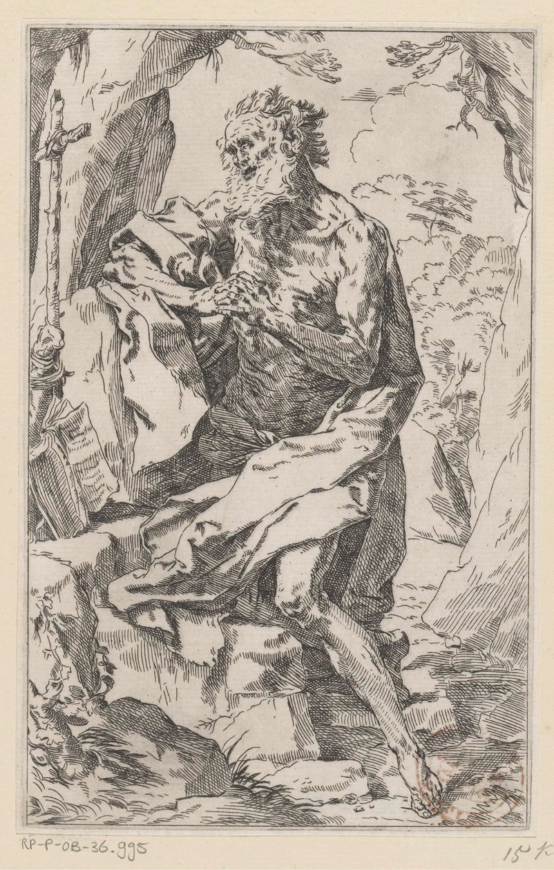 Sankt Hieronymus i ørkenen af Guido Reni