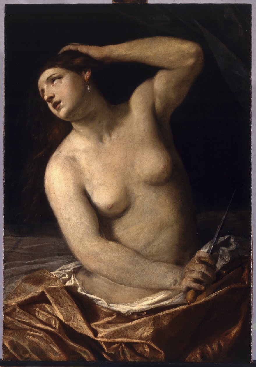 Lucretias død, 1632-38 af Guido Reni