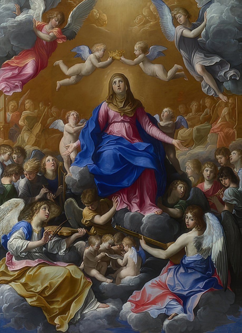Marias kroning. Omkring 1607 af Guido Reni