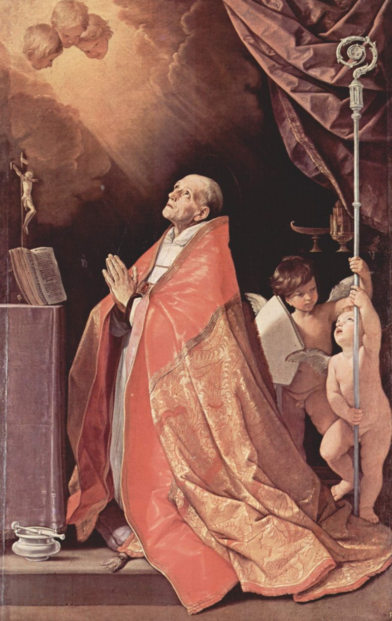 Tysk: Sankt Andreas Corsini i bøn af Guido Reni