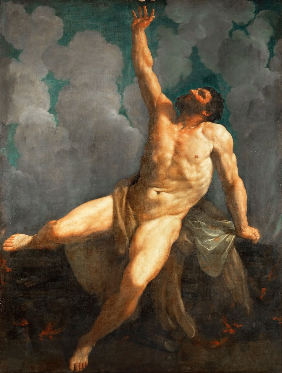 Herkules på bålet, 1620-1621. af Guido Reni