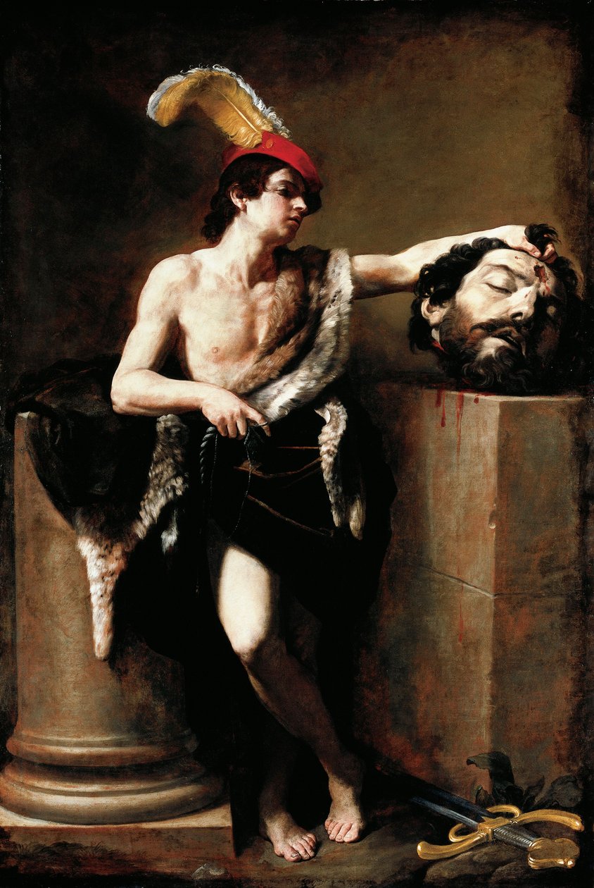 Italien, David med Goliats hoved af Guido Reni