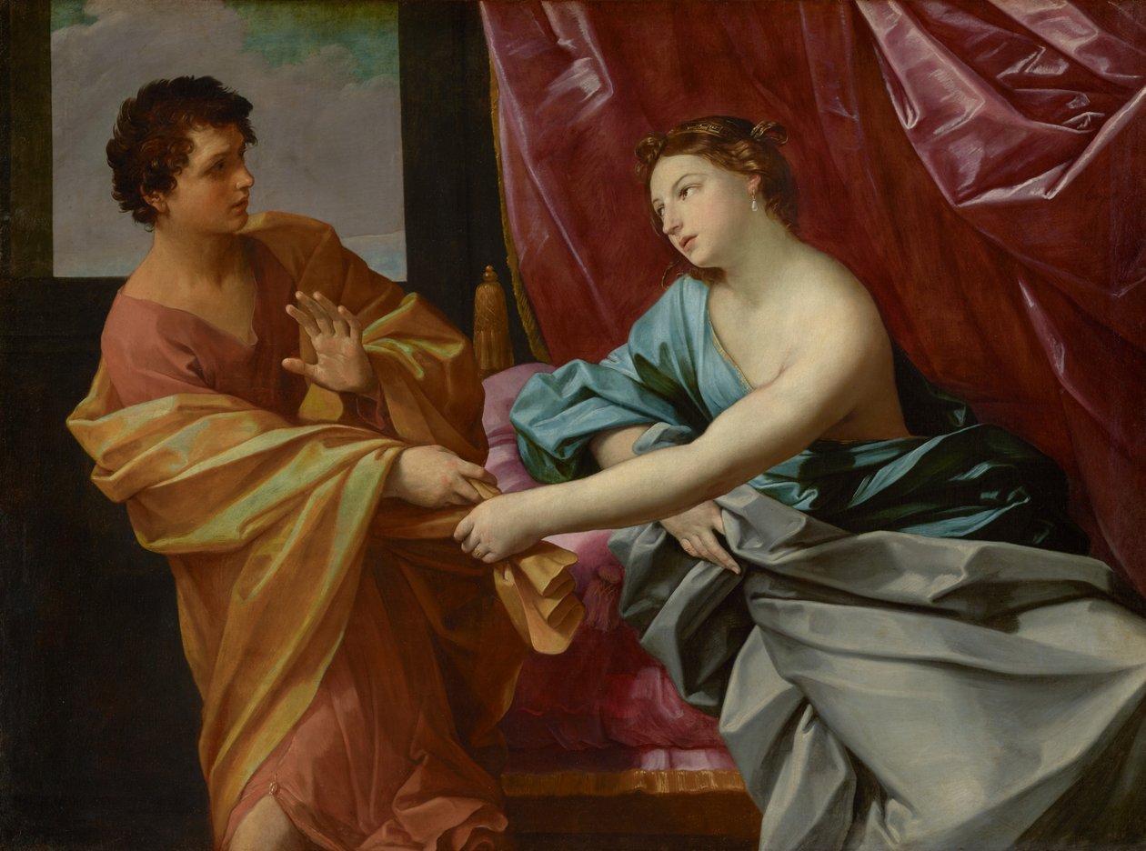 Josef og Potifars hustru af Guido Reni