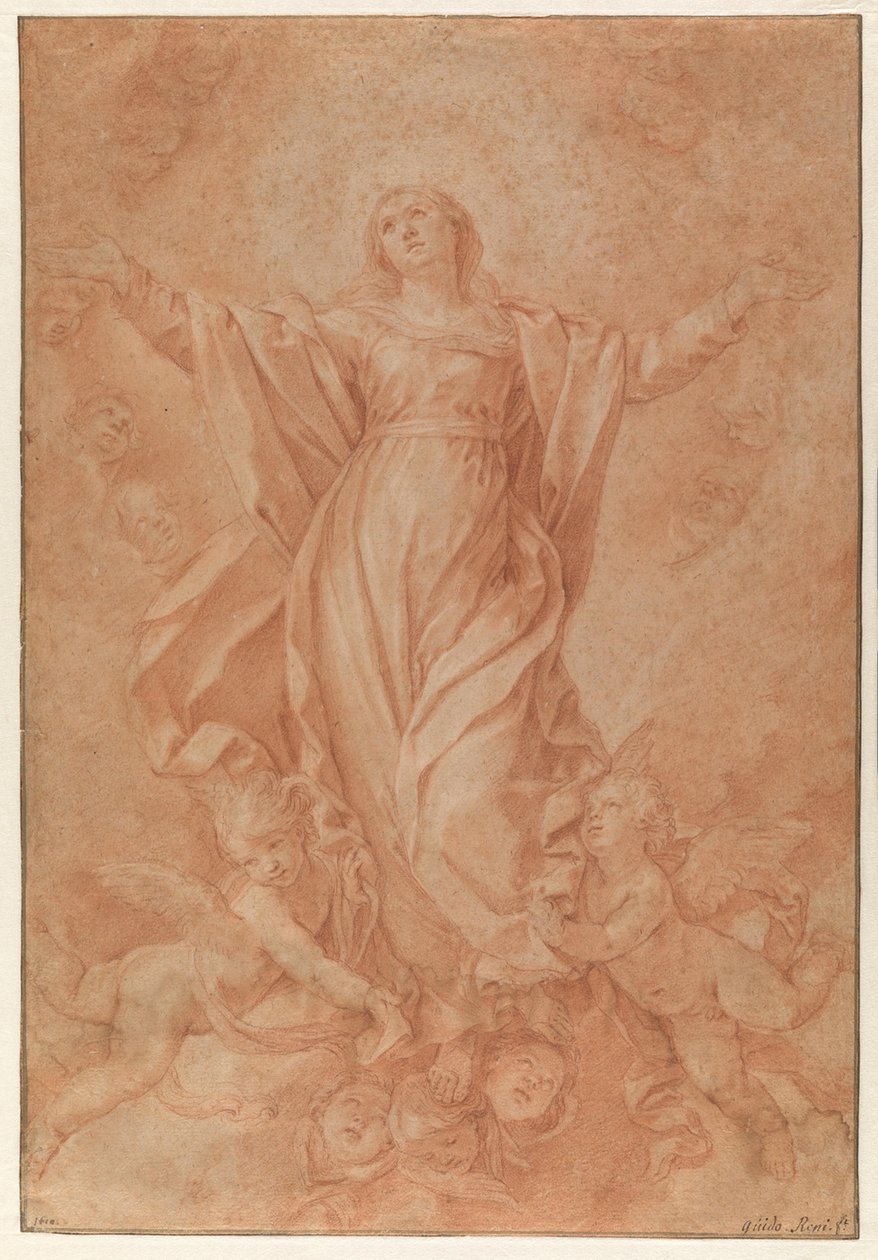 Jomfru Marias himmelfart af Guido Reni