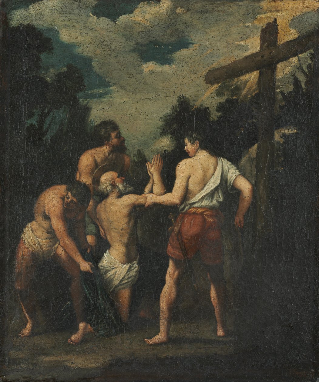 Den hellige Andreas’ martyrium af Guido Reni