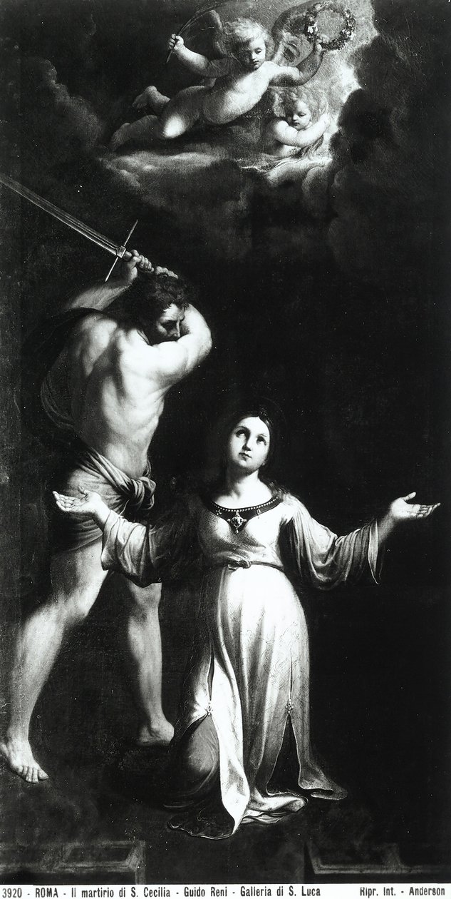 Sankt Cecilias martyrdød, ca. 1603 af Guido Reni