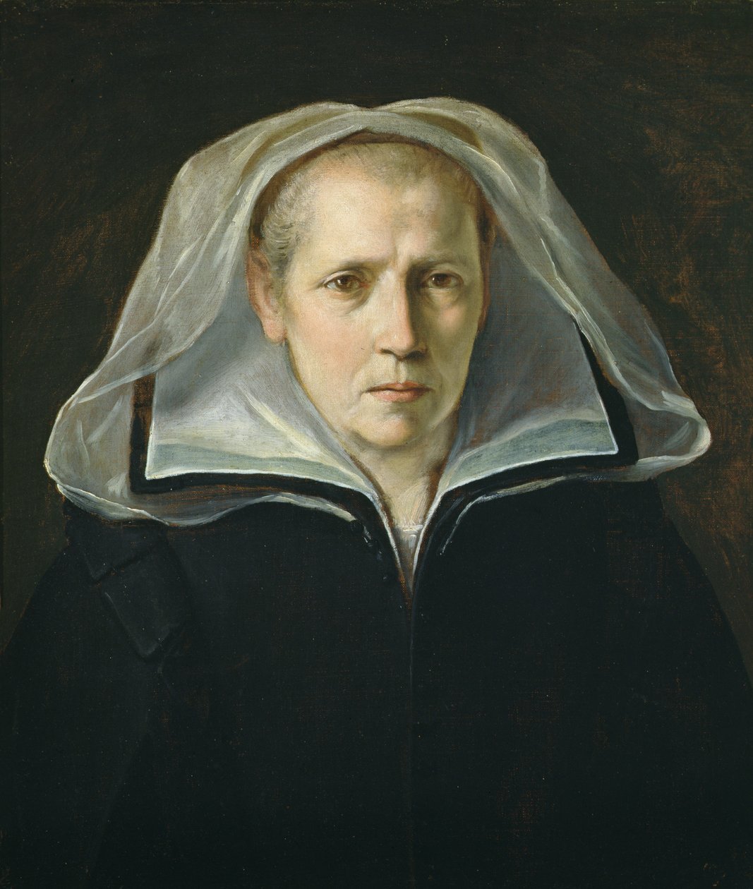 Portræt af mor Ginevra Pucci, ca. 1610 (olie på lærred) af Guido Reni