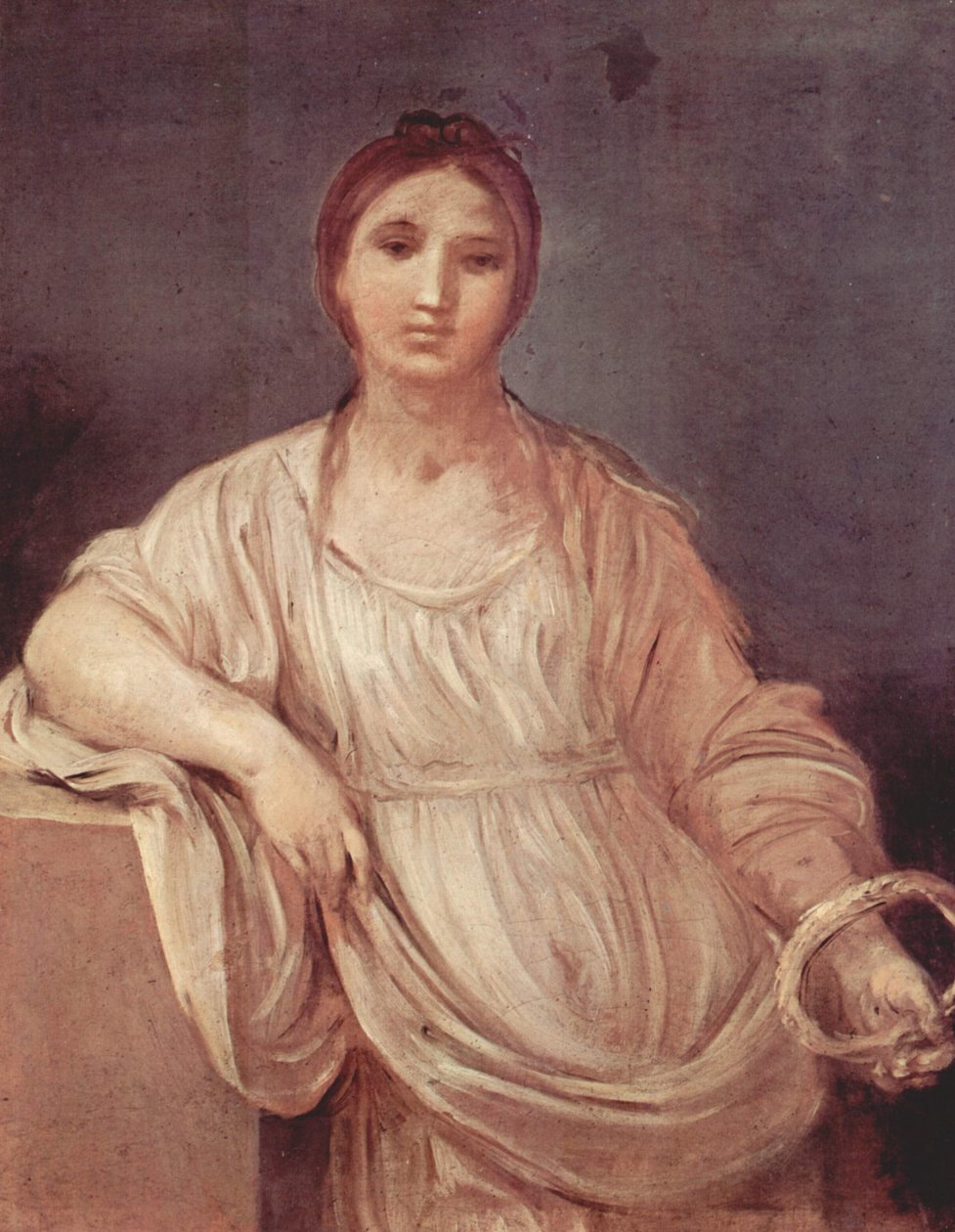 Portræt af pige med krone af Guido Reni