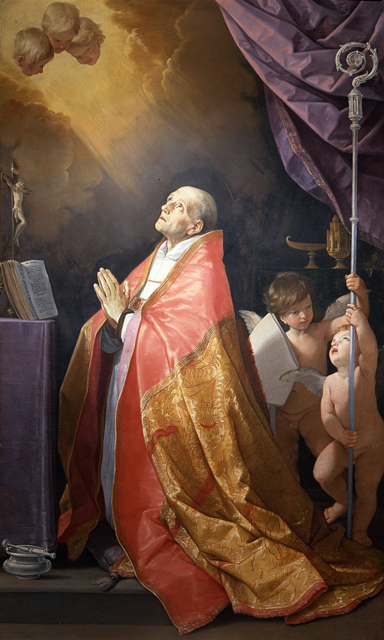 Sankt Andrea Corsini, ca. 1629-1630. af Guido Reni