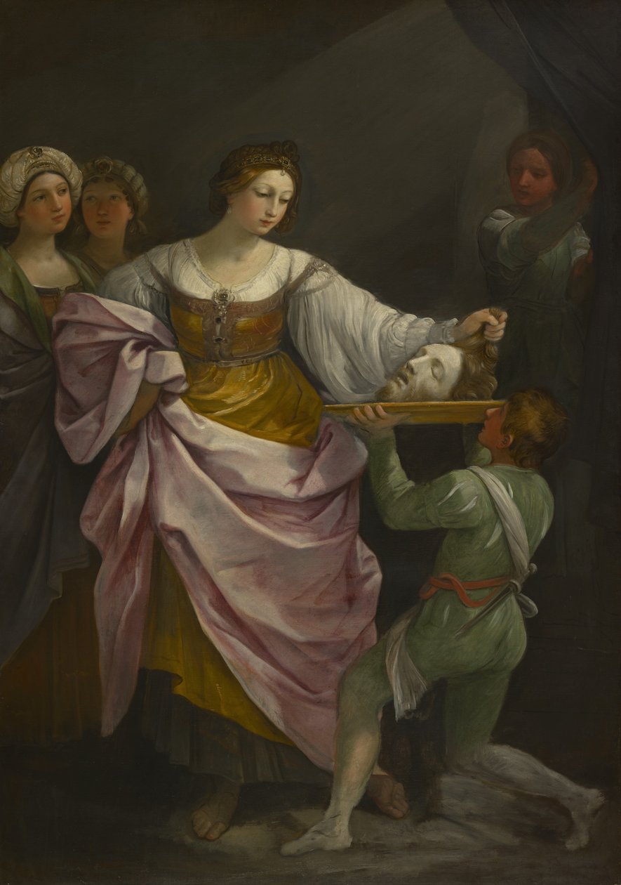 Salome med Johannes Døberens hoved, ca. 1639-42 af Guido Reni