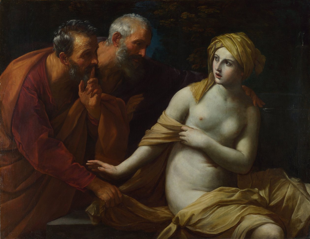 Susannah og de ældste, 1622-1625 af Guido Reni