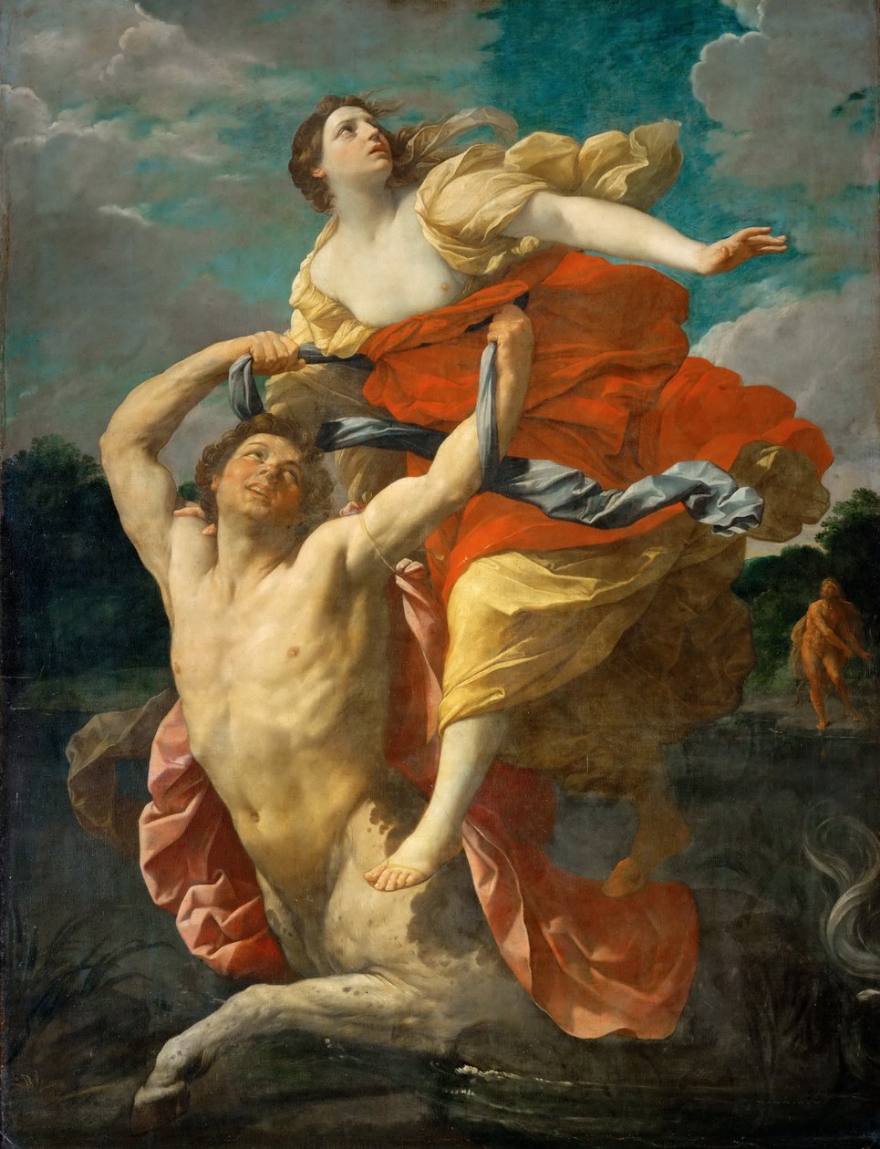 Bortførelsen af Deianeira af Kentauren Nessus af Guido Reni