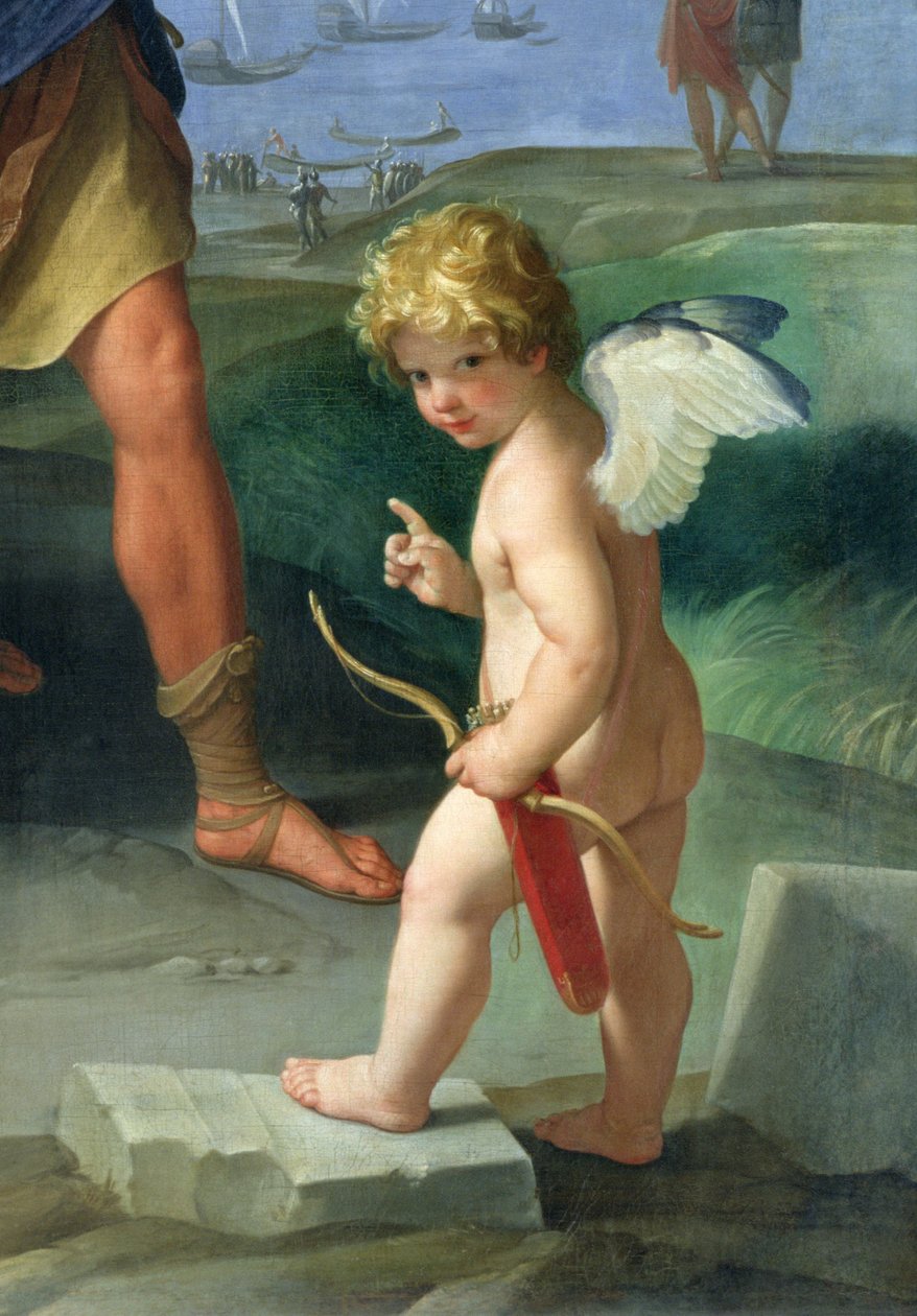 Bortførelsen af Helen, 1631 (detaljer fra 39333) af Guido Reni