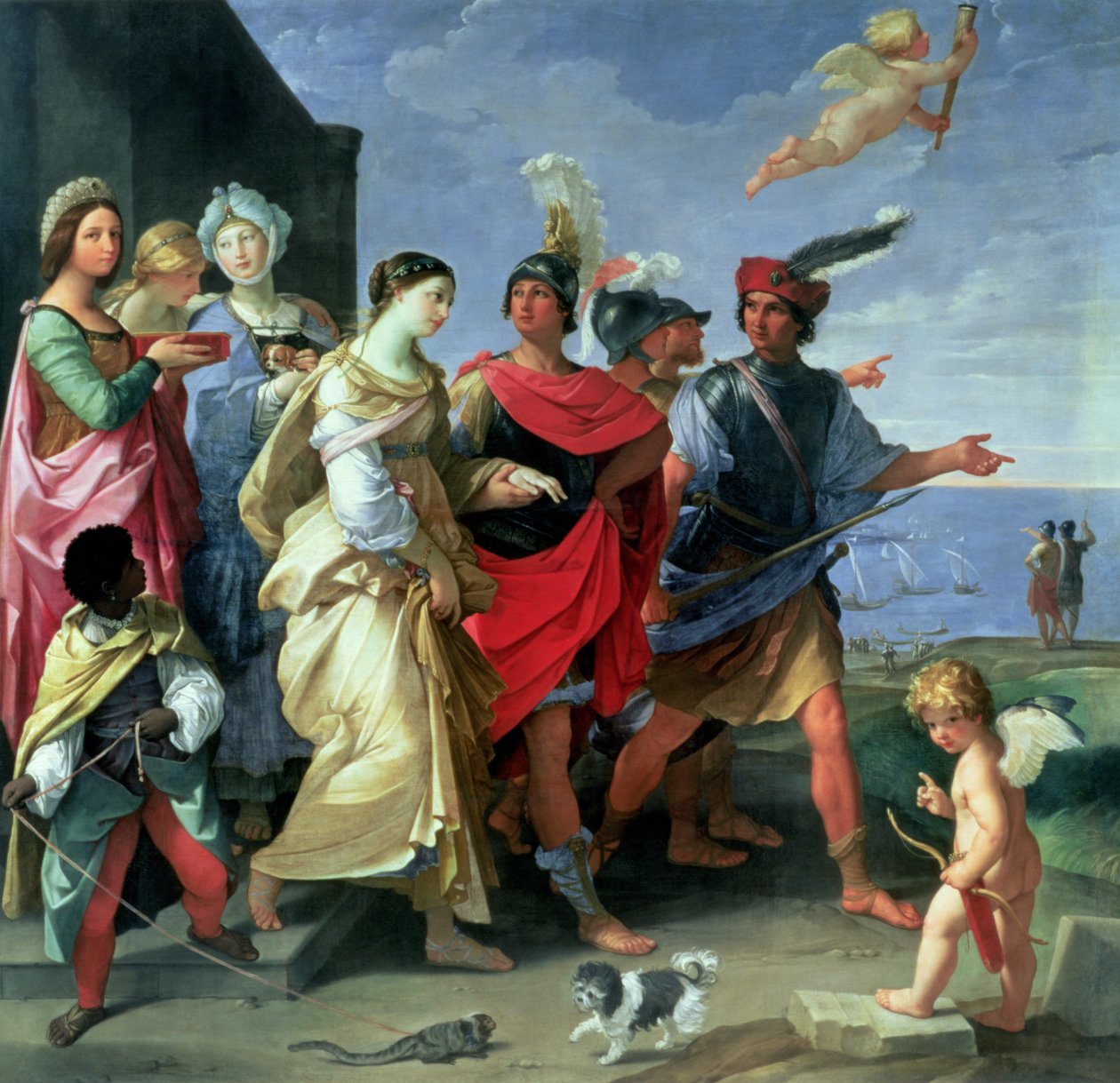 Bortførelsen af Helen, c.1626-31 af Guido Reni