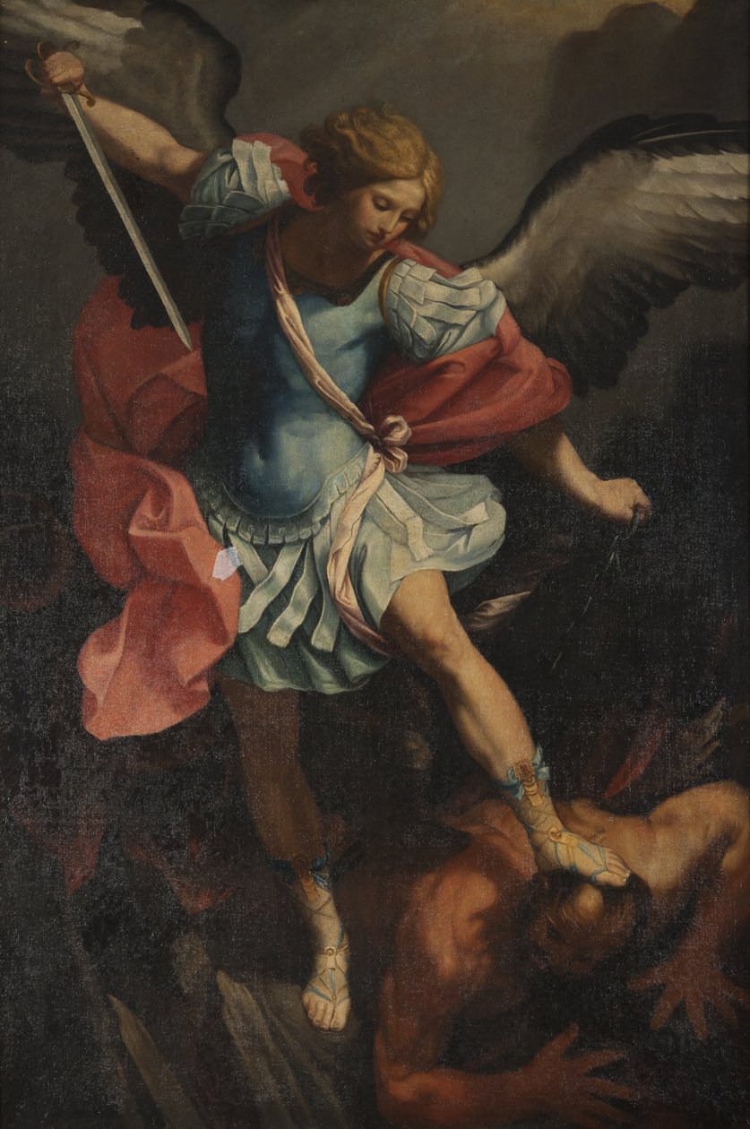 Ærkeenglen Mikael besejrer Satan af Guido Reni