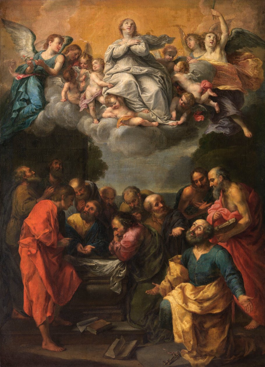 Jomfru Marias himmelfart af Guido Reni