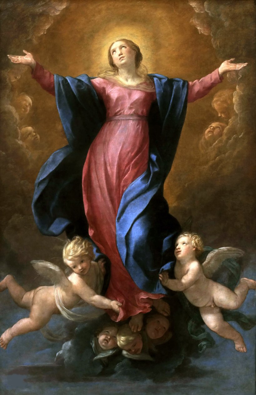 Den hellige jomfru Marias himmelfart, 1637. af Guido Reni