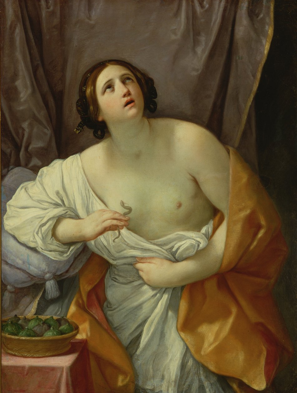 Kleopatras død, 1638-39 af Guido Reni