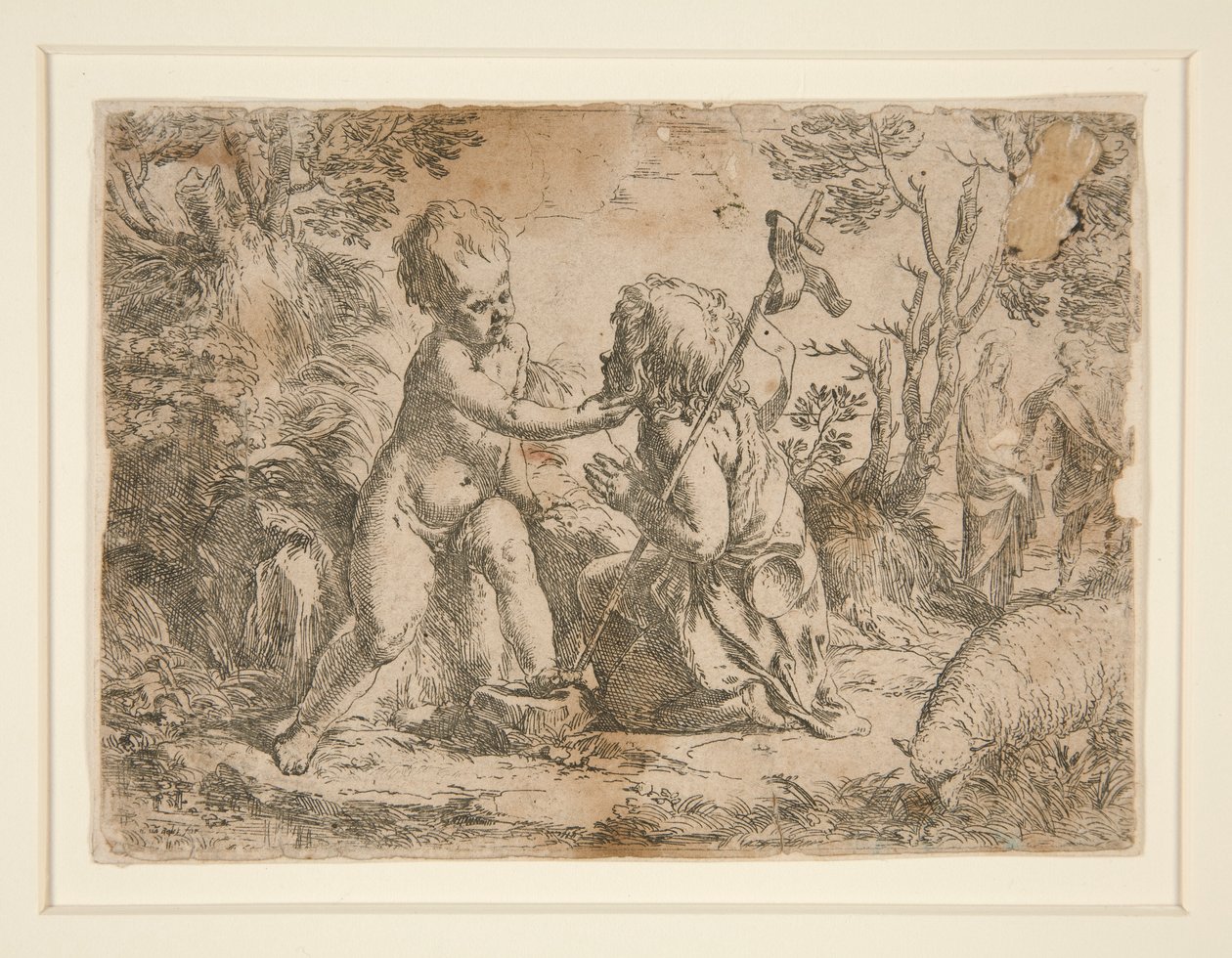 Jesusbarnet og Johannes Døberen af Guido Reni