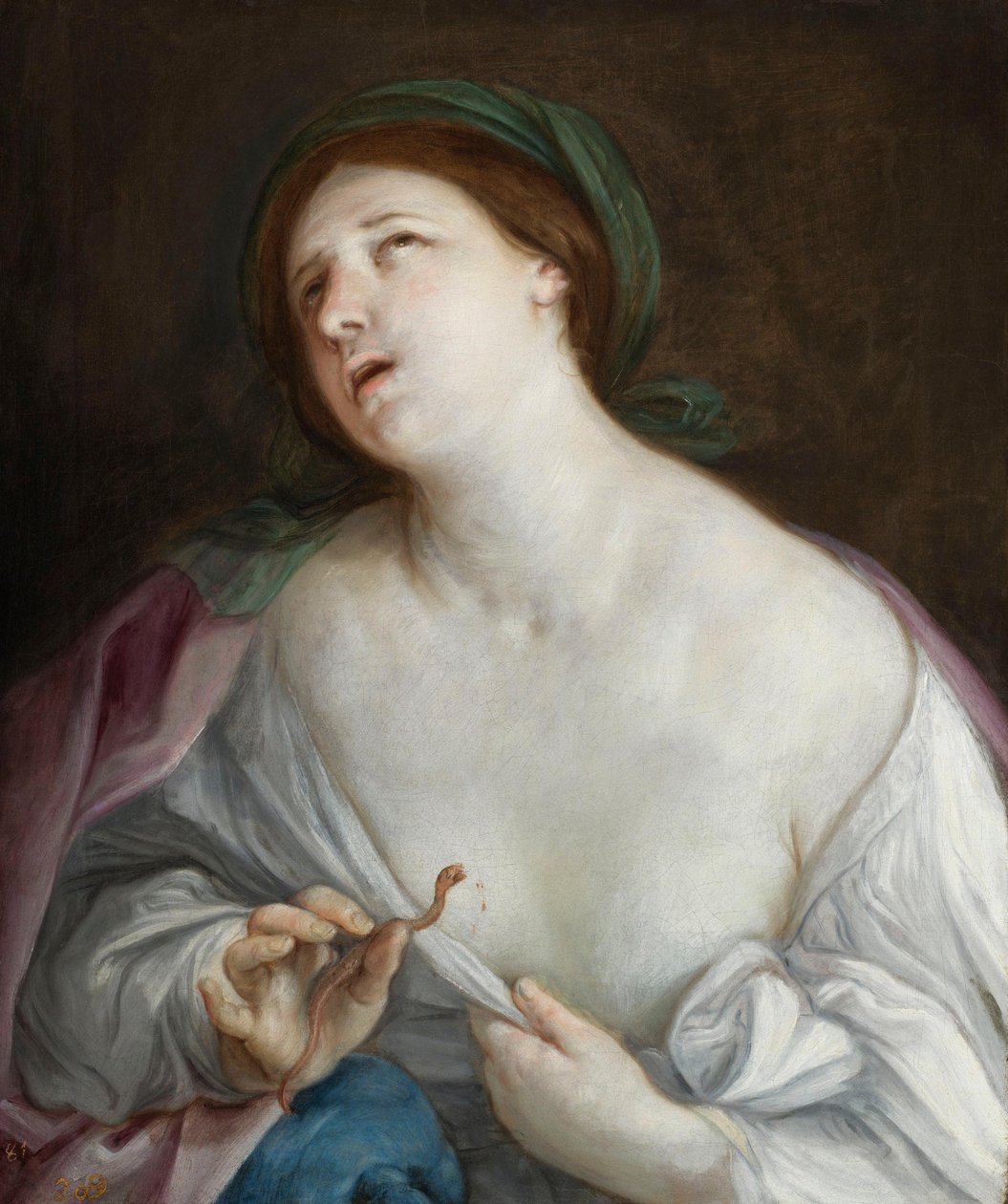 Kleopatras selvmord af Guido Reni