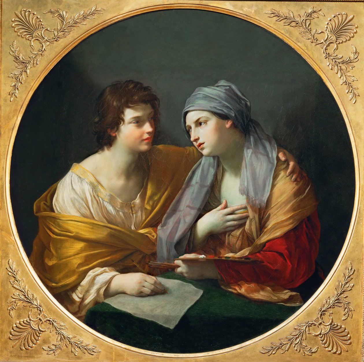 Foreningen af tegning og farve, ca 1620-1625. af Guido Reni
