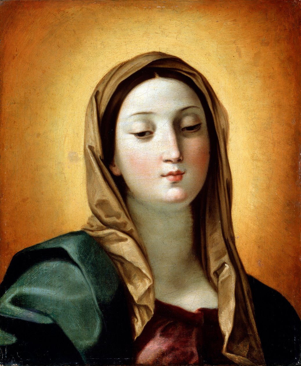 Jomfruen, slutningen af det 16. eller 17. århundrede af Guido Reni