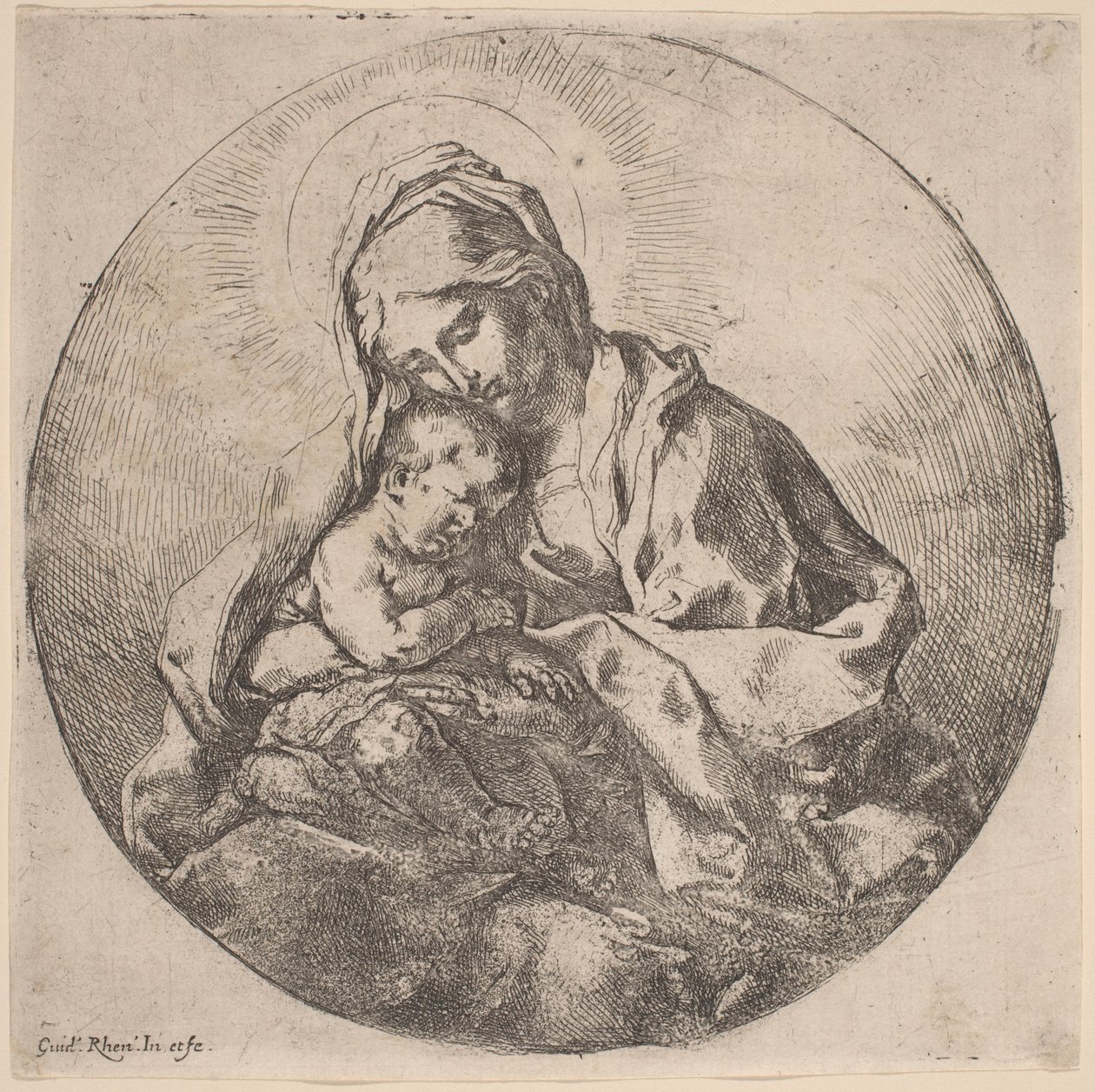 Jomfru og Barn af Guido Reni