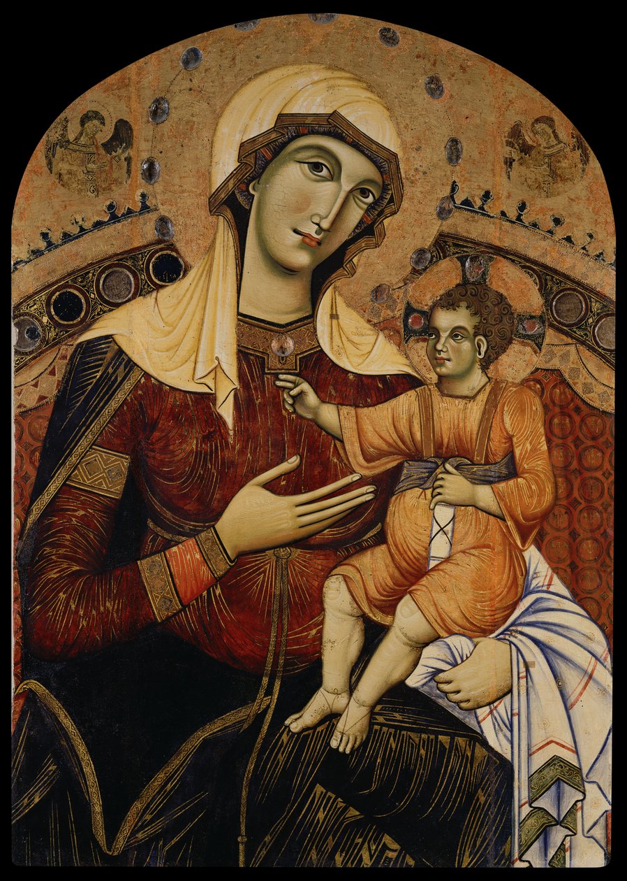 Madonna San Bernardinosta af Guido da Siena