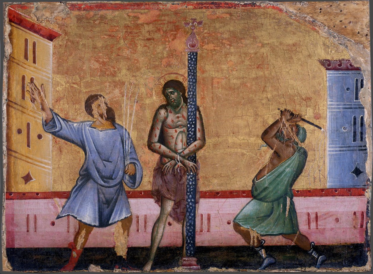 Kristi flagelation, ca. 1280 af Guido da Siena