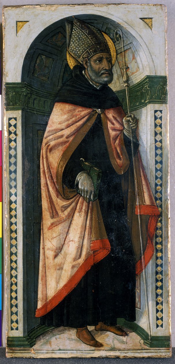 St. Augustine, ca. 1500 (tempera på træ) af Guidoccio di Giovanno Cozzarelli