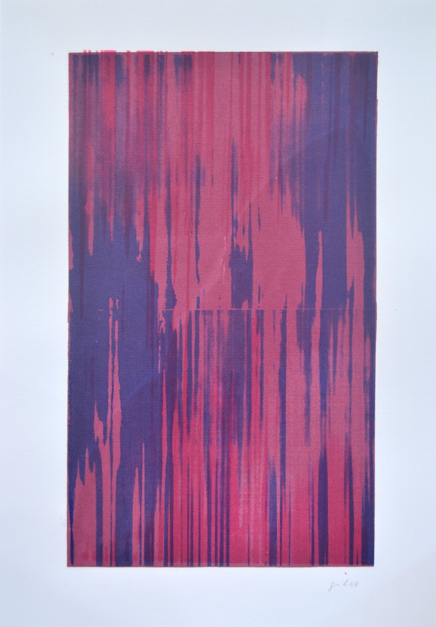 Colors Nº1, 2014 (blæk på papir) af Guilherme Pontes