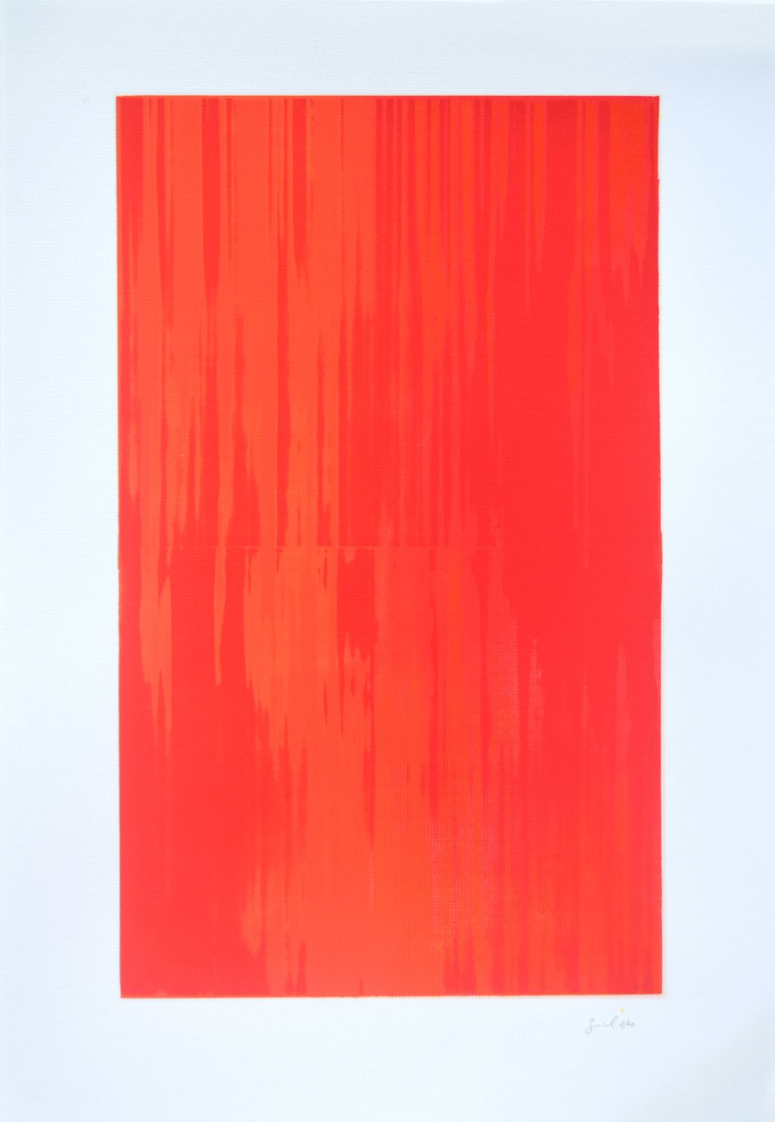 Colors Nº2, 2014 (blæk på papir) af Guilherme Pontes