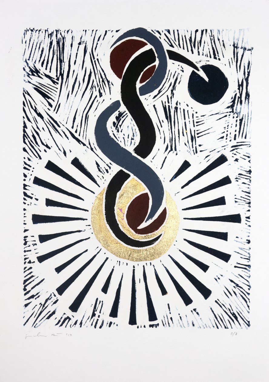 Inverted Ballerina Nº2, 2019 (linosnit) af Guilherme Pontes